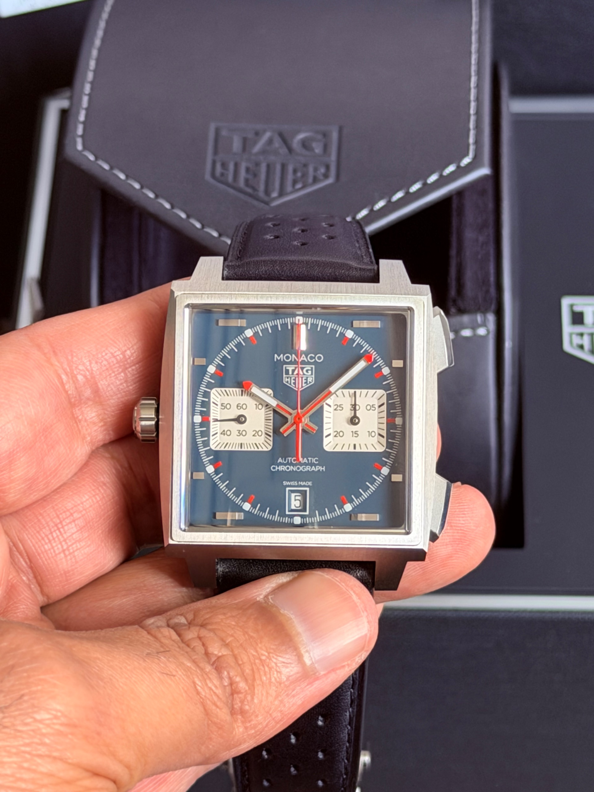 BNIB: Tag Heuer Monaco Chronograph Titanium 39mm 2026 Watches and Wonders